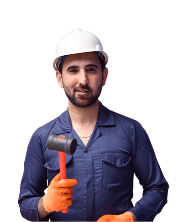 Worker with Hammer